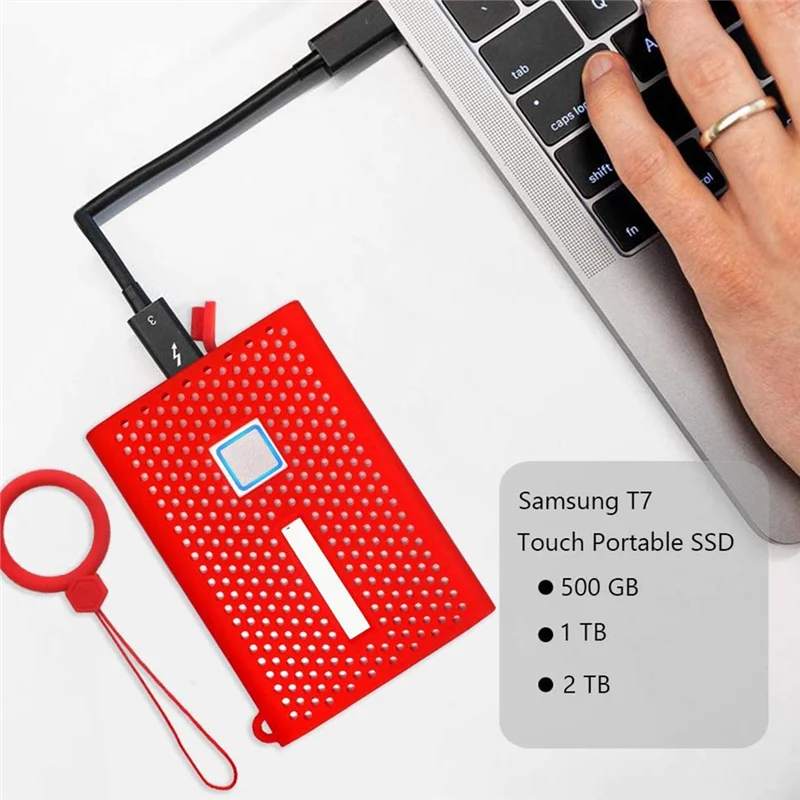 Силиконовый чехол для Samsung T7 Touch, Портативный твердотельный накопитель, защитный чехол с защитой от царапин, защитный чехол, синий
Силиконовый чехол для Samsung T7 Touch, Портативный твердотельный накопитель, защитный чехол с защитой от царапин, защитный чехол, синий