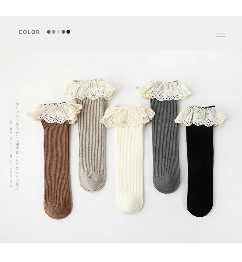 New born Kids Girls Ruffles Lace Knee-high Stockings Fashion Cute Baby Girl Princess Tights Stockings
New born Kids Girls Ruffles Lace Knee-high Stockings Fashion Cute Baby Girl Princess Tights Stockings