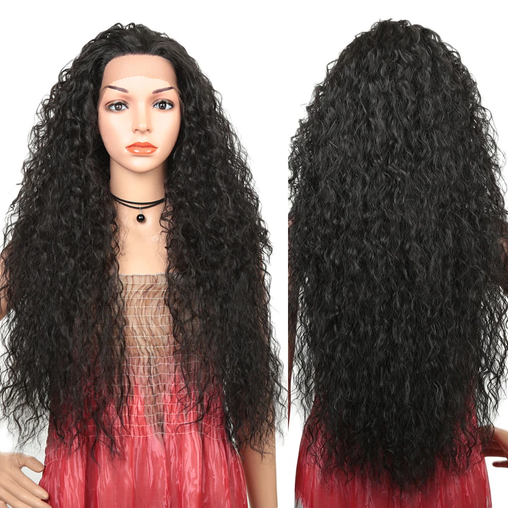 Длинные кудрявые черные синтетические парики на сетке афро кудрявые для черных женщин не спутываются термостойкие волоконные парики для п...
Длинные кудрявые черные синтетические парики на сетке афро кудрявые для черных женщин не спутываются термостойкие волоконные парики для п...