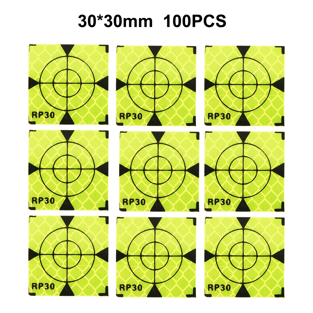100pc 0/30/40/50/60mm Total Station Reflector Reflector Reflector Target Reflector 20x20mm/30x30mm/40x40mm/50x50mm/60x60mm
100pc 0/30/40/50/60mm Total Station Reflector Reflector Reflector Target Reflector 20x20mm/30x30mm/40x40mm/50x50mm/60x60mm