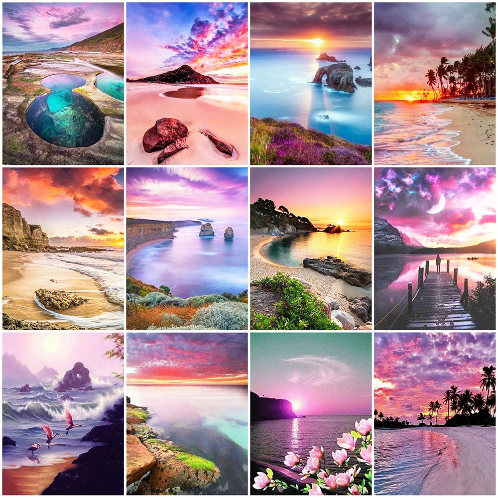 Royal Secret Diamond Painting Sunset Handicrafts Full Square Diamond Embroidery Seaside Landscape Cross Stitch Mosaic Home Decor
Royal Secret Diamond Painting Sunset Handicrafts Full Square Diamond Embroidery Seaside Landscape Cross Stitch Mosaic Home Decor