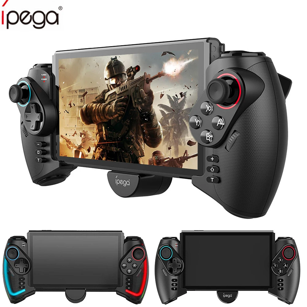 For Nintendo Switch Handheld Controller Grip Double Motor Vibration Joypad Built-in 6-Axis Gyro Gamepad Joystick For Switch OLED
For Nintendo Switch Handheld Controller Grip Double Motor Vibration Joypad Built-in 6-Axis Gyro Gamepad Joystick For Switch OLED