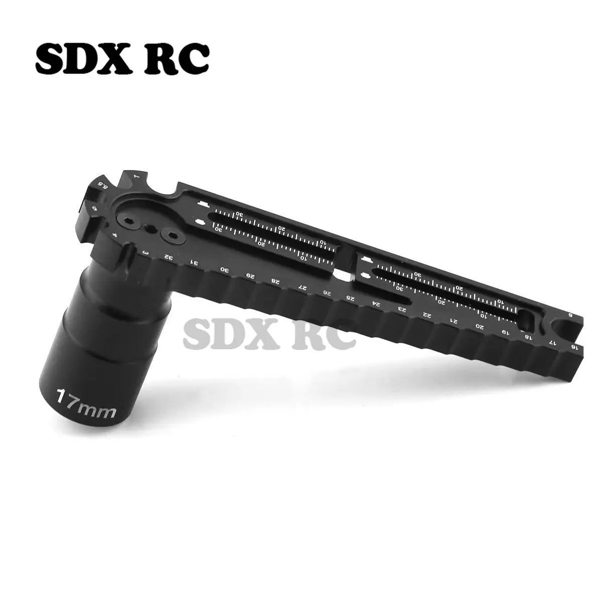 RC model car multi-function shunting ruler tie rod ball wrench tire removal screw measuring 17mm hex sleeve
RC model car multi-function shunting ruler tie rod ball wrench tire removal screw measuring 17mm hex sleeve