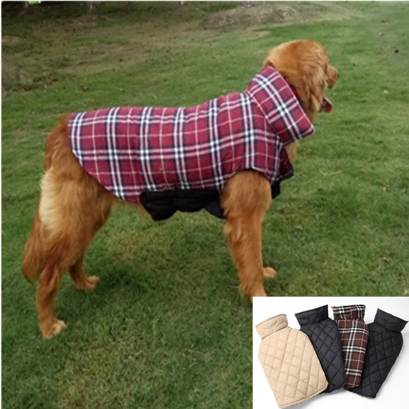 Pet Double Wear Plaid Dog Jacket Autumn Winter Dog Reversible Coat Large Dog Winter Clothing Puppy Waterproof Jacket Coat
Pet Double Wear Plaid Dog Jacket Autumn Winter Dog Reversible Coat Large Dog Winter Clothing Puppy Waterproof Jacket Coat