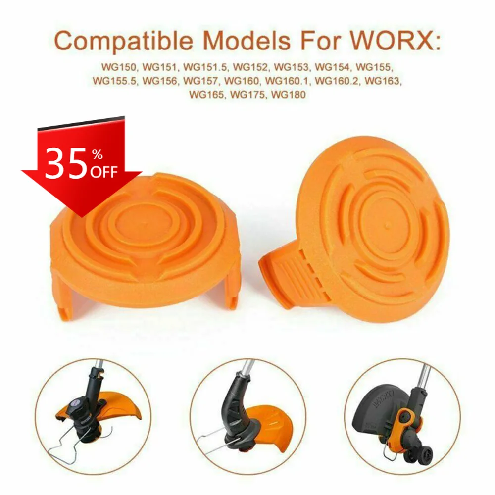 WG180 Spool Cap Cover Parts Replacement 3PCS String Trimmer For WORX WG150 WG165 WG160.1, WG160.2, WG163, WG165, WG175, WG180
WG180 Spool Cap Cover Parts Replacement 3PCS String Trimmer For WORX WG150 WG165 WG160.1, WG160.2, WG163, WG165, WG175, WG180