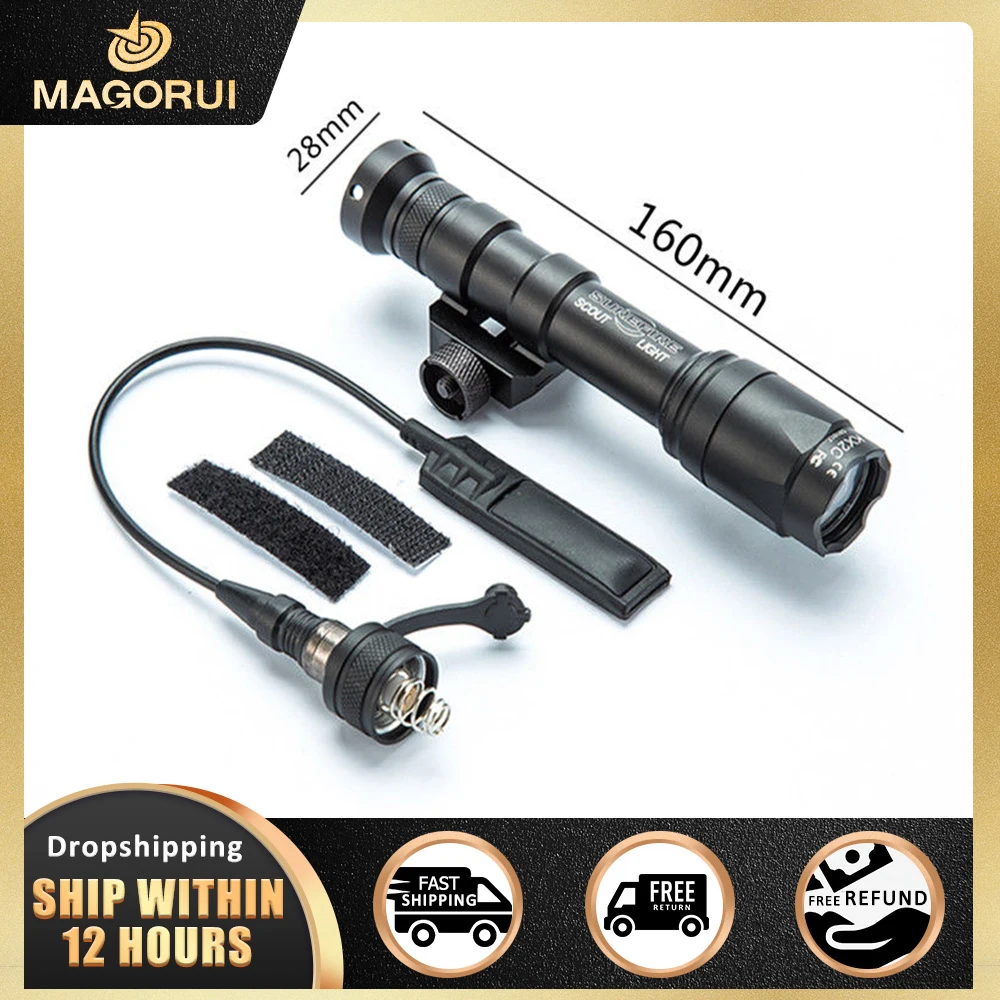 

Magorui SF M600U Scout Light LED 500 Lumens CREE XP-G R5 Hunting Torch Flashlight