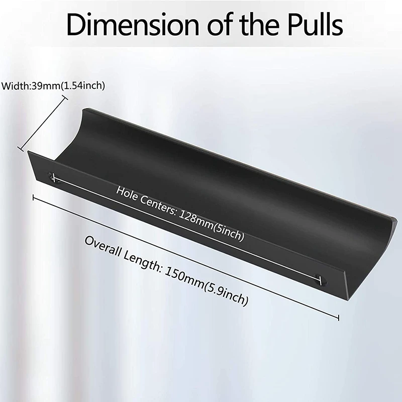 Back Mount Finger Edge Pull,Handle Concealed Tab Pulls For Home Kitchen Living Room Door Drawer Cabinet 16Pcs Black 
Back Mount Finger Edge Pull,Handle Concealed Tab Pulls For Home Kitchen Living Room Door Drawer Cabinet 16Pcs Black