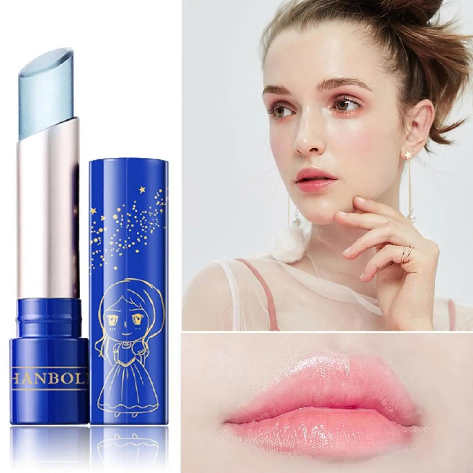 Color Changing Lipstick Waterproof Long-lasting Non-stick Beauty Temperature Moisturizing Change Magic Cup Makeup Lip Color E5b5
Color Changing Lipstick Waterproof Long-lasting Non-stick Beauty Temperature Moisturizing Change Magic Cup Makeup Lip Color E5b5