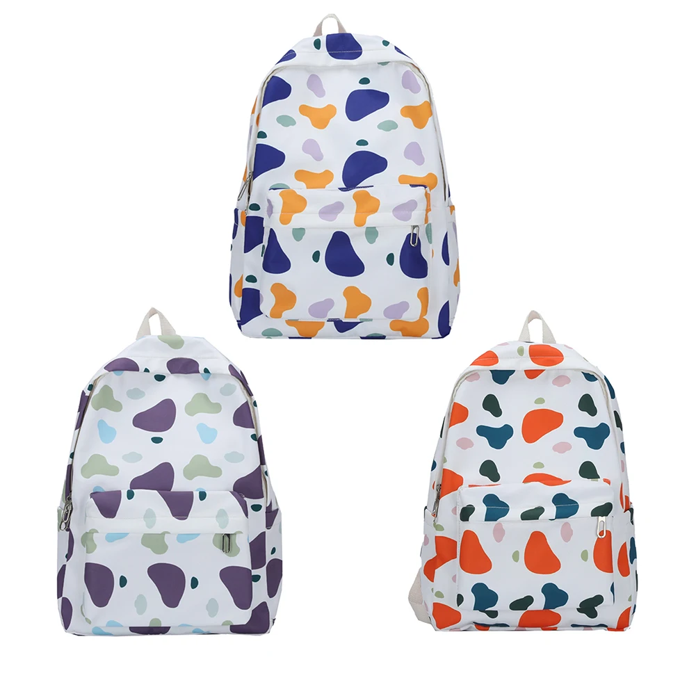 Leisure Women Nylon Outdoor Travel Backpacks Students Cow Printing Large Capacity Shoulder Rucksack Contrast Color Knapsacks
Leisure Women Nylon Outdoor Travel Backpacks Students Cow Printing Large Capacity Shoulder Rucksack Contrast Color Knapsacks