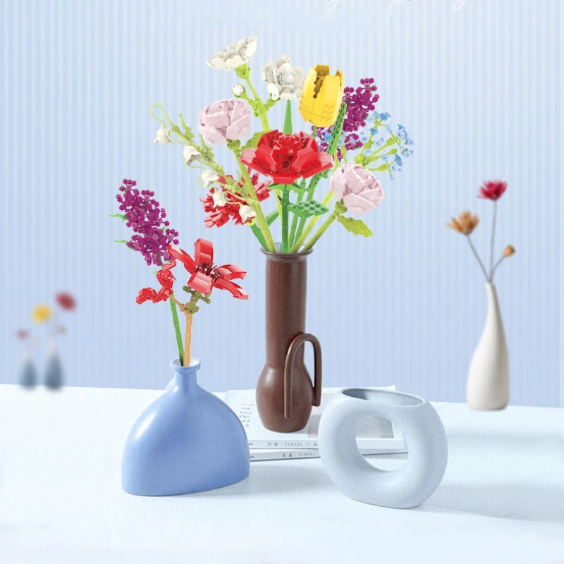 Building Block Bouquet Small Particle Building Block Flower Decoration Flower Arrangement Home Decoration Assembly Diy Rose
Building Block Bouquet Small Particle Building Block Flower Decoration Flower Arrangement Home Decoration Assembly Diy Rose
