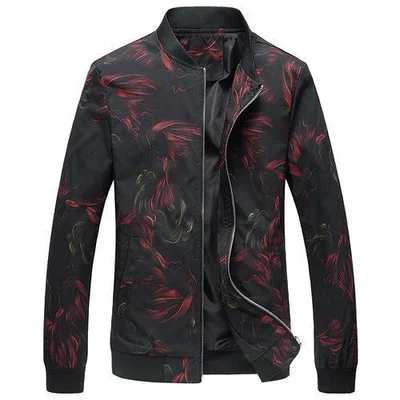 New Mens Jacket Plus size Floral Jacket Men Slim Fit Floral Printed Stand Collar Jacket Casual Bomber Jacket Men 6XL
New Mens Jacket Plus size Floral Jacket Men Slim Fit Floral Printed Stand Collar Jacket Casual Bomber Jacket Men 6XL