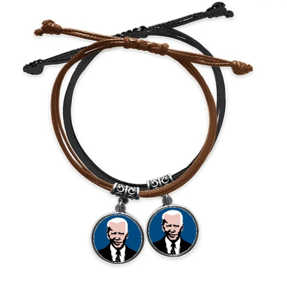 American USA President Scorn Contempt Bracelet Double Leather Rope Wristband Couple Set
American USA President Scorn Contempt Bracelet Double Leather Rope Wristband Couple Set