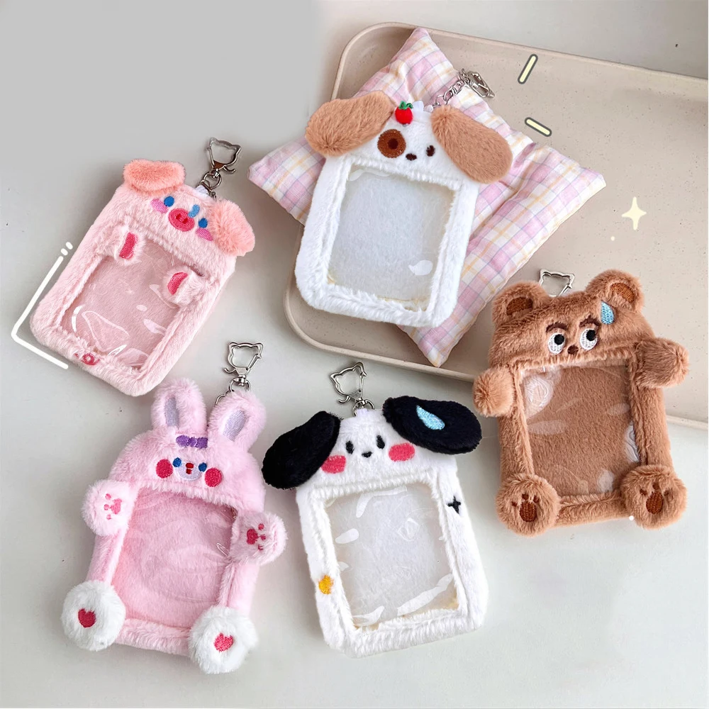 Cartoon Animal Series ID Credit Bag Photo Card Holder Star Chasing Pendant Protector Case Plush Card Cover With Keychain
Cartoon Animal Series ID Credit Bag Photo Card Holder Star Chasing Pendant Protector Case Plush Card Cover With Keychain
