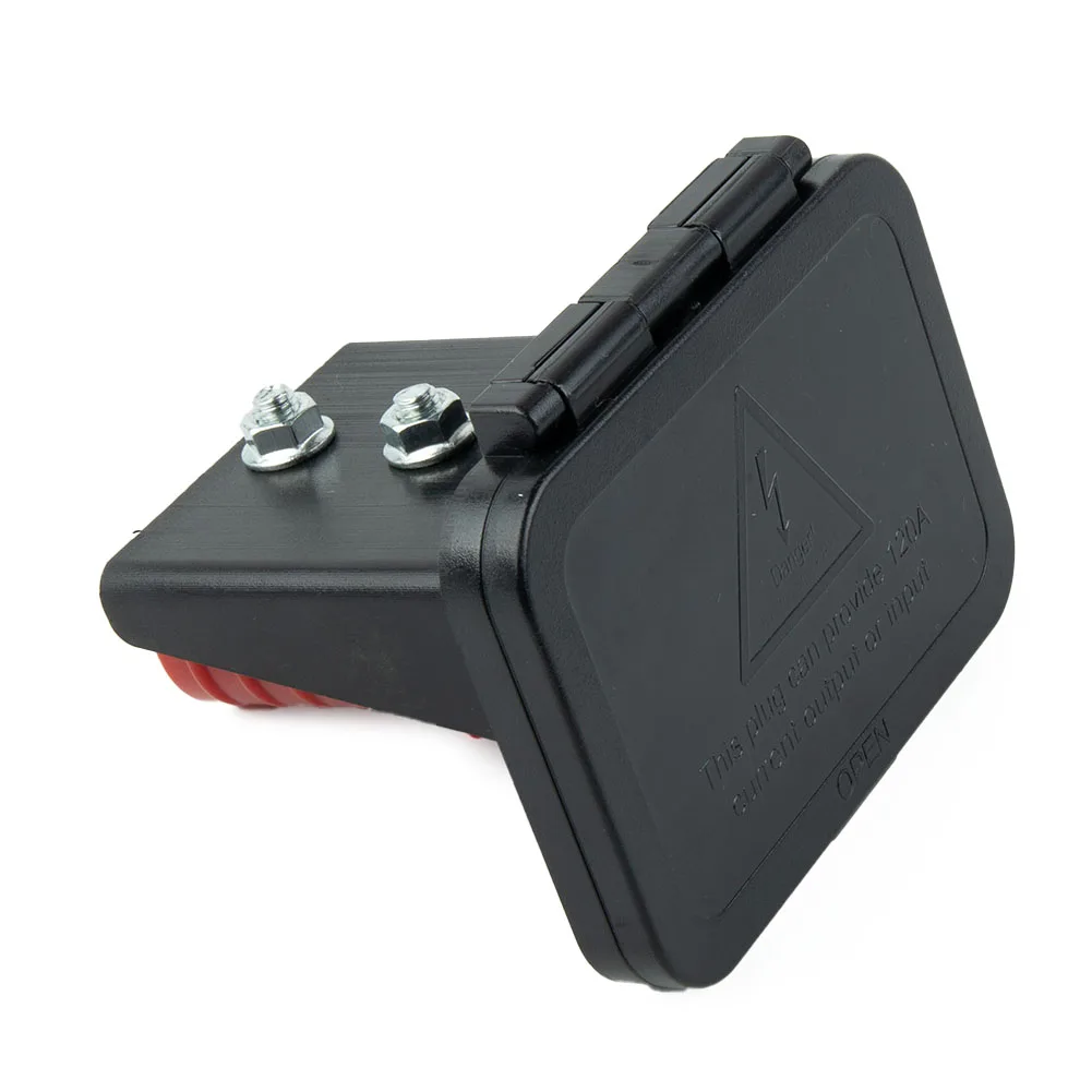 Socket Panel Bracket Black 120A Panel Assembly Mounting Bracket for Anderson Plug with Cover for Caravan and RV
Socket Panel Bracket Black 120A Panel Assembly Mounting Bracket for Anderson Plug with Cover for Caravan and RV