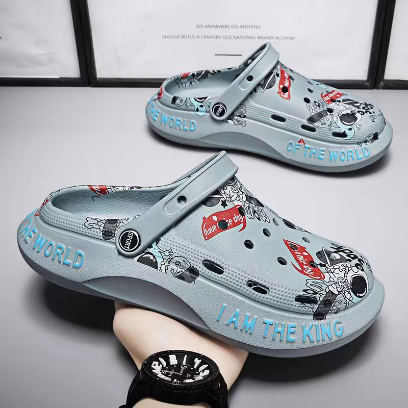 New Men's Anti-skid Beach Shoes, Casual Camouflage Shoes, EVA Thick Soled Flip-flops, Fashionable Sandals, Casual Garden Shoes45
New Men's Anti-skid Beach Shoes, Casual Camouflage Shoes, EVA Thick Soled Flip-flops, Fashionable Sandals, Casual Garden Shoes45