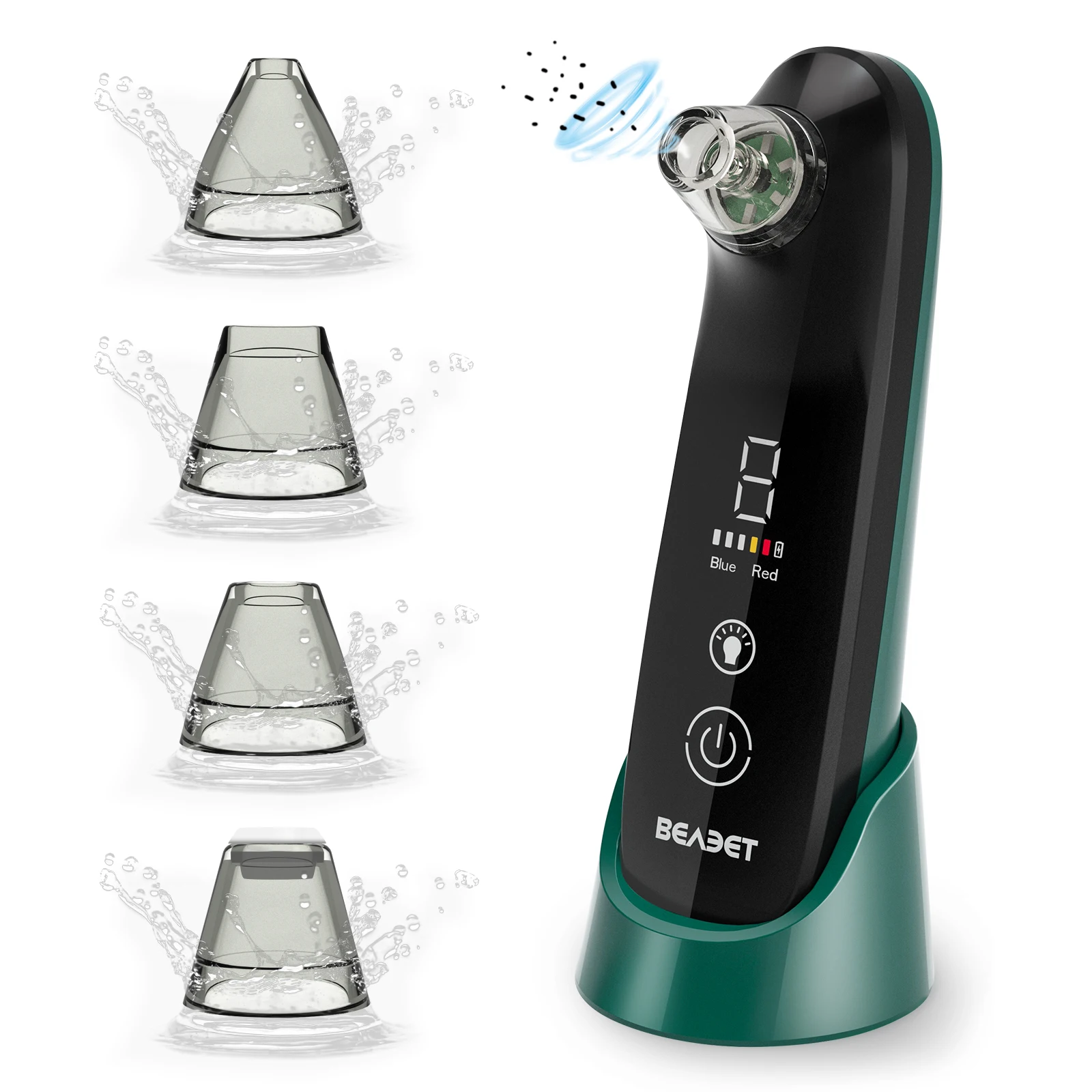 Blackhead Remover Pore Vacuum, Blackhead Removal Tools Pore Cleaner, 5 Suction Heads and LED Screen, Rechargeable Acne Comedone
Blackhead Remover Pore Vacuum, Blackhead Removal Tools Pore Cleaner, 5 Suction Heads and LED Screen, Rechargeable Acne Comedone