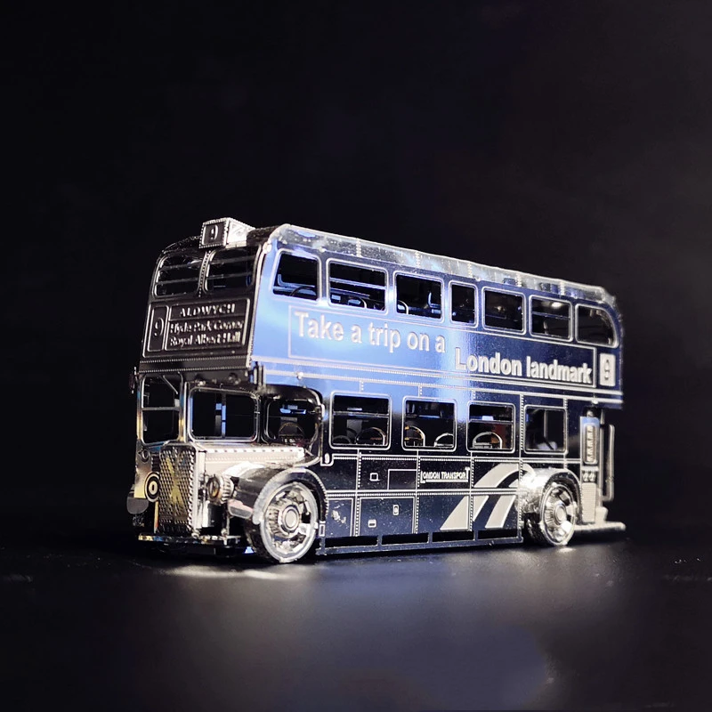Metal 3D Model Kit London Bus Car Assemble Model Puzzle 2 Sheets DIY 3D Laser Cut Model Puzzle Toy Home Decoration Accessorie
Metal 3D Model Kit London Bus Car Assemble Model Puzzle 2 Sheets DIY 3D Laser Cut Model Puzzle Toy Home Decoration Accessorie
