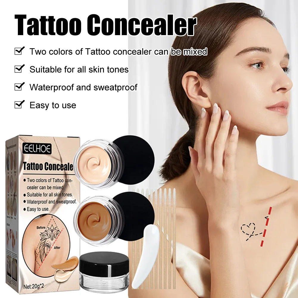 1PC Tattoo Concealer Waterproof Sweatproof Skin Acne Marks Freckles Scars Concealer Brighten Foundation Makeup For Men Women
1PC Tattoo Concealer Waterproof Sweatproof Skin Acne Marks Freckles Scars Concealer Brighten Foundation Makeup For Men Women