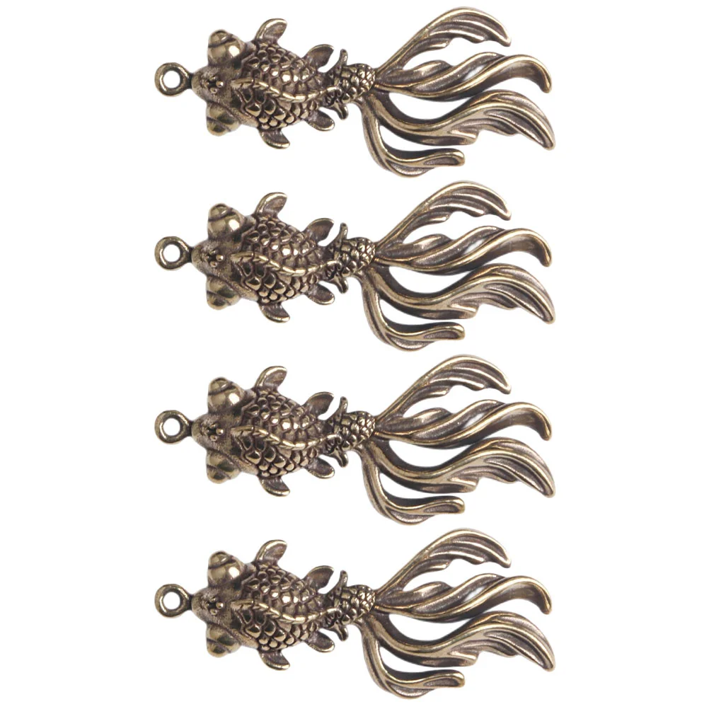 Charms Goldfish Pendantdiy Keychain Charm Pendants Decor Key Statuebrass Sculpture Animal Prosperity Jewelry Figurine Dangle
Charms Goldfish Pendantdiy Keychain Charm Pendants Decor Key Statuebrass Sculpture Animal Prosperity Jewelry Figurine Dangle