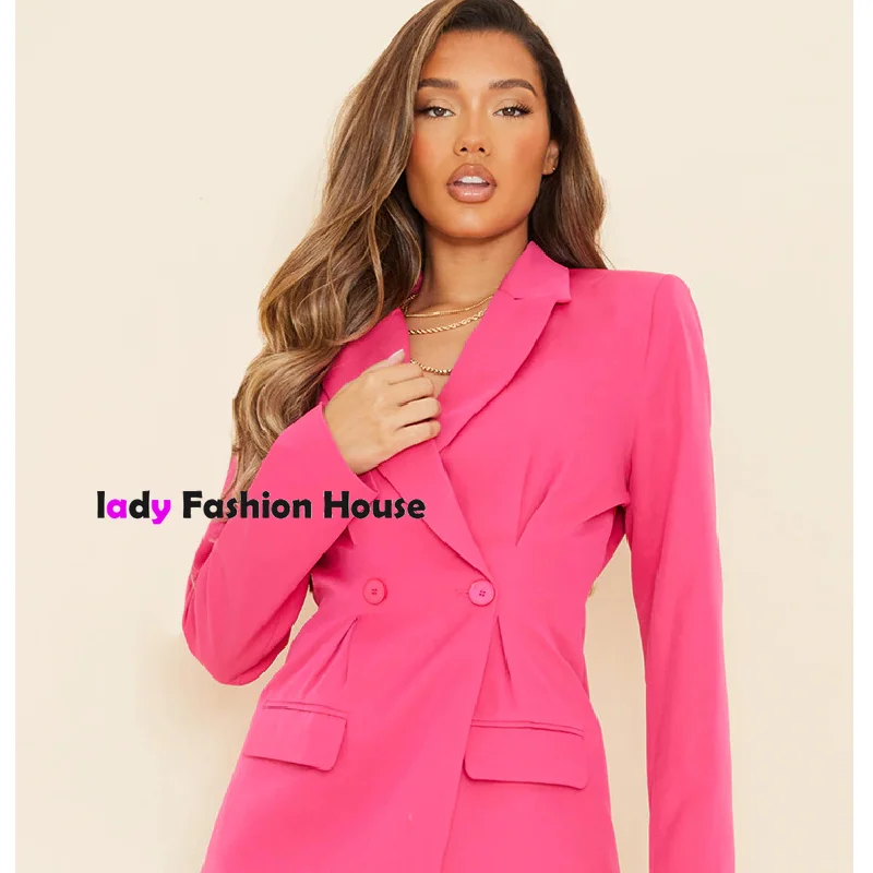 2022 luxury design personality fold French minority temperament slim fit waist slim suit coat fashion women's Lapel coat jacket
2022 luxury design personality fold French minority temperament slim fit waist slim suit coat fashion women's Lapel coat jacket