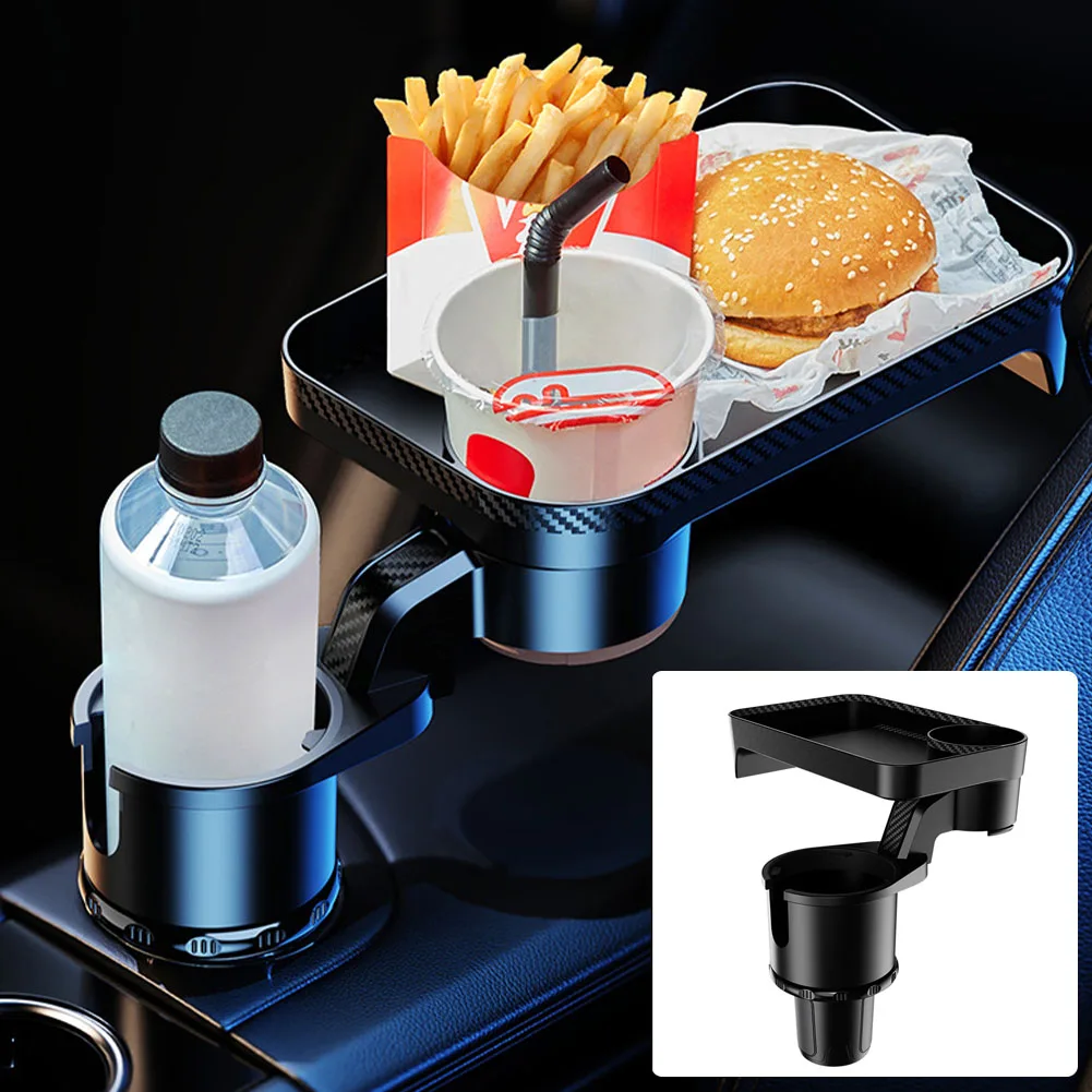 Car Cup Holder Expander with Lunch Desk 2 In 1 Cup Detachable Tray 360-degree Adjustable Eating Tray Table Interior Organizer
Car Cup Holder Expander with Lunch Desk 2 In 1 Cup Detachable Tray 360-degree Adjustable Eating Tray Table Interior Organizer