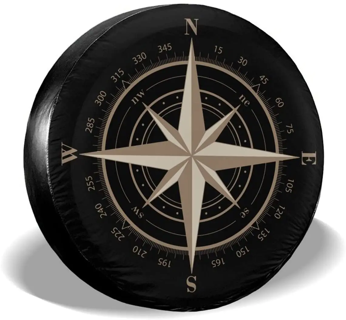 HAINANBOY Spare Tire Covers Compass Shield Wheel Covers Rv Tire Covers Sun-Proof Weather-Proof for Trailer RV SUV
HAINANBOY Spare Tire Covers Compass Shield Wheel Covers Rv Tire Covers Sun-Proof Weather-Proof for Trailer RV SUV