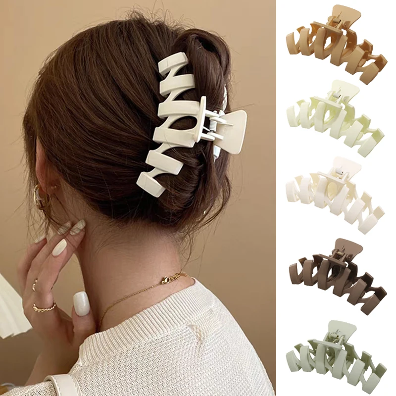 Korean Large Hair Claws Fashion Acrylic Hairpins For women Girls Hair Crab Hair Clips Headwear Gifts Hair Accessories
Korean Large Hair Claws Fashion Acrylic Hairpins For women Girls Hair Crab Hair Clips Headwear Gifts Hair Accessories