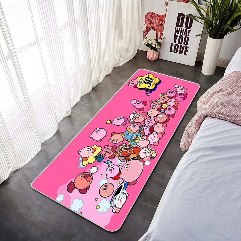Pink Kawaii Kirbys Kitchen Mat Entrance Door Mats Balcony Decorations Non-slip and Washable Carpet Living Room Bedside Doormats
Pink Kawaii Kirbys Kitchen Mat Entrance Door Mats Balcony Decorations Non-slip and Washable Carpet Living Room Bedside Doormats