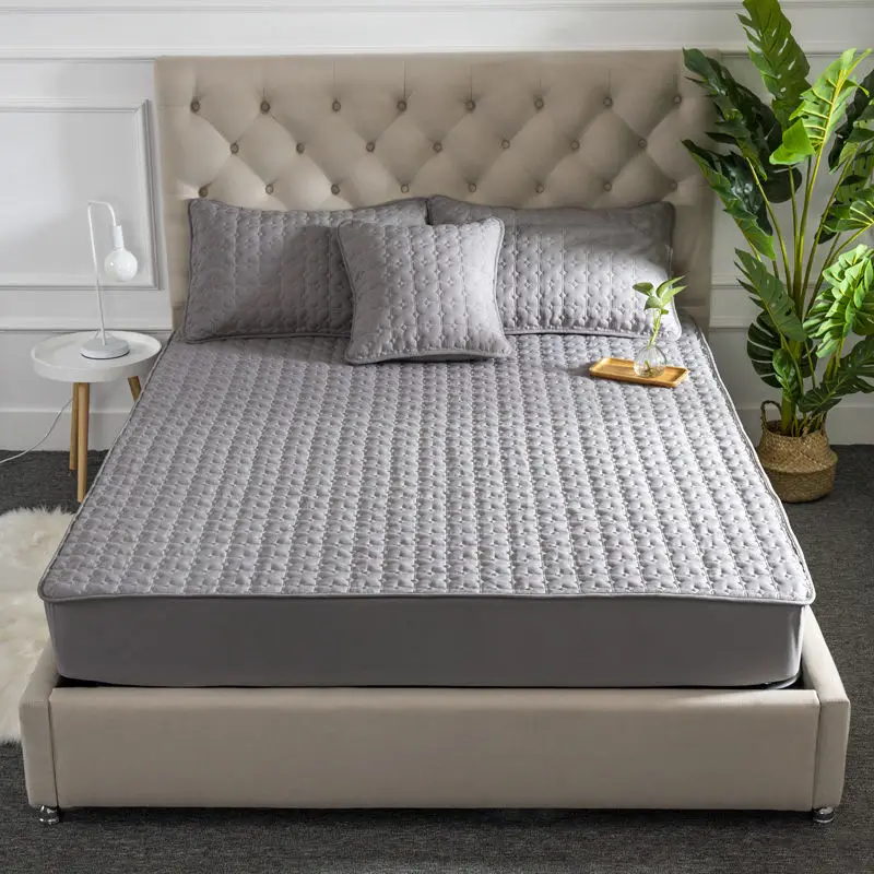 Solid Color Thickened Quilted Mattress Cover Cotton Thermal Mattress Protector Top Pad Soft Sheet Not Included Pillowcase
Solid Color Thickened Quilted Mattress Cover Cotton Thermal Mattress Protector Top Pad Soft Sheet Not Included Pillowcase