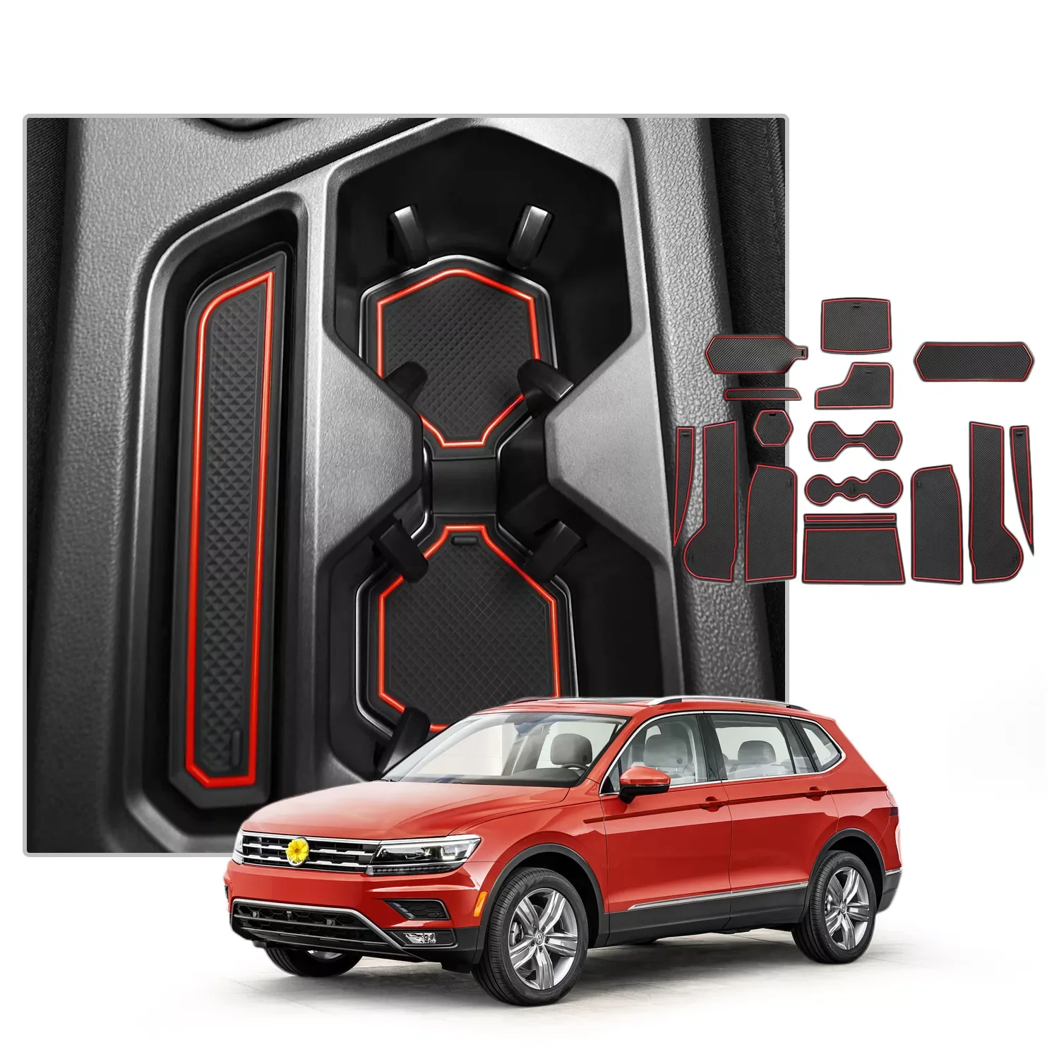 Car Gate Slot Cup Mats For Tiguan Allspace LWB 2018 2019 2020 Anti-Slip Rubber Door Groove Pad Auto Interior Accessories
Car Gate Slot Cup Mats For Tiguan Allspace LWB 2018 2019 2020 Anti-Slip Rubber Door Groove Pad Auto Interior Accessories