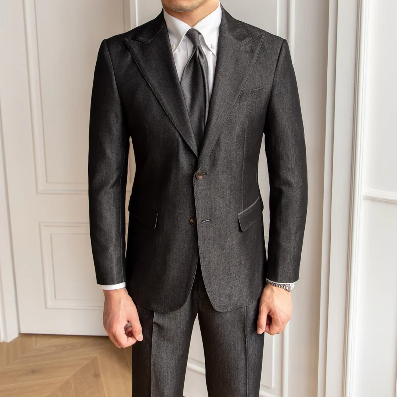 2022 Spring Wedding Suits For Men Solid Color Business Formal Casual Dress Suits 2 Pieces Office Work Party Prom Costume Homme
2022 Spring Wedding Suits For Men Solid Color Business Formal Casual Dress Suits 2 Pieces Office Work Party Prom Costume Homme