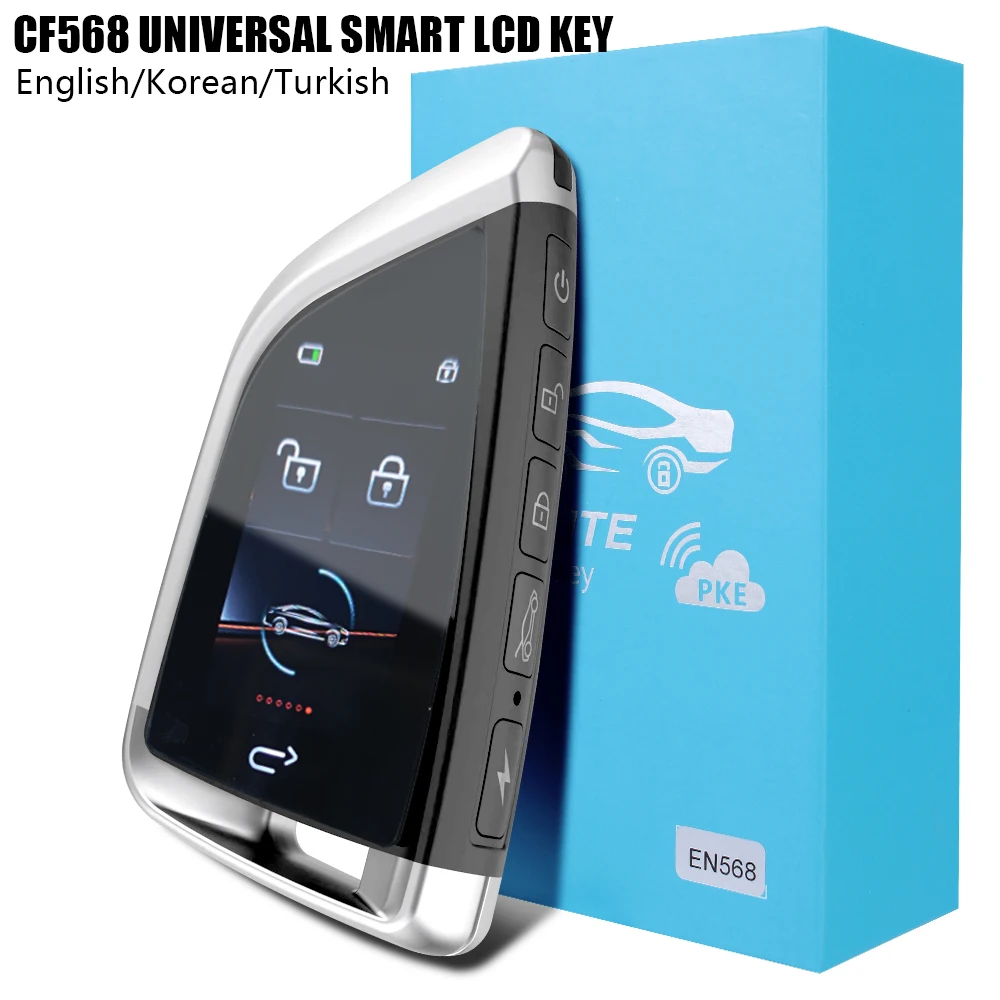 For BMW For Kia For Benz For Ford Modified Smart Car LCD Key Universal English Korean Turkish CF568
For BMW For Kia For Benz For Ford Modified Smart Car LCD Key Universal English Korean Turkish CF568