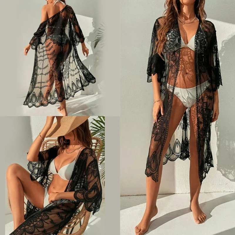 Women Swimsuit Kimono Cardigan Bathing Suit Cover Up Open Front Bikinis Cover Up H58D
Women Swimsuit Kimono Cardigan Bathing Suit Cover Up Open Front Bikinis Cover Up H58D