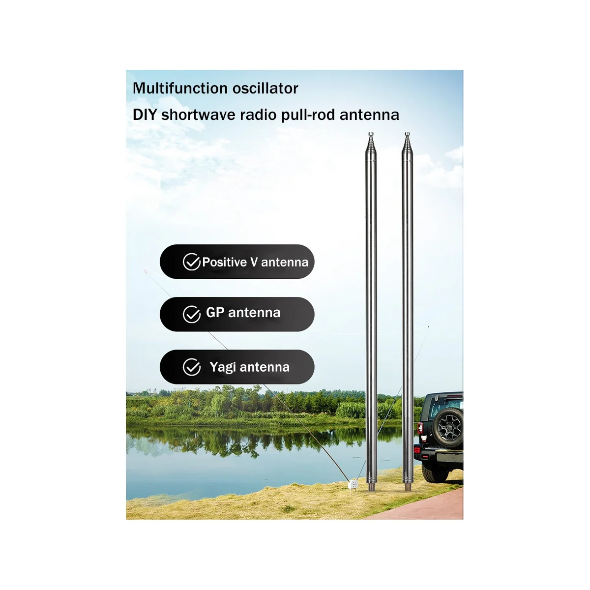 Коротковолновая радиосвязь плюс V антенна GP антенна NVIS антенна Сделай Сам генератор 18,3 фута стержень
Коротковолновая радиосвязь плюс V антенна GP антенна NVIS антенна Сделай Сам генератор 18,3 фута стержень