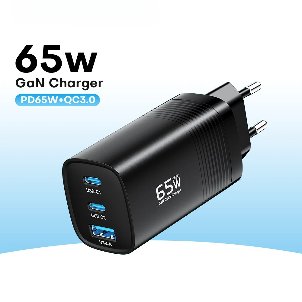 DELI25M GaN USB Type C Charger 65W 45W PPS PD QC4.0 Quick Charger For Macbook Laptop IPAD Tablet iPhone 14 Samsung S23 Ultra
DELI25M GaN USB Type C Charger 65W 45W PPS PD QC4.0 Quick Charger For Macbook Laptop IPAD Tablet iPhone 14 Samsung S23 Ultra