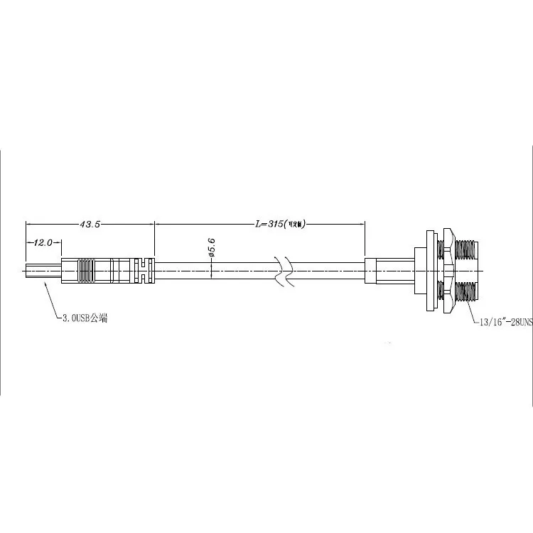 Waterproof USB 3.0 Type A Panel Mount Connector Female Socket With Cable High Frequency Waterproof USB Connector High Quality
Waterproof USB 3.0 Type A Panel Mount Connector Female Socket With Cable High Frequency Waterproof USB Connector High Quality