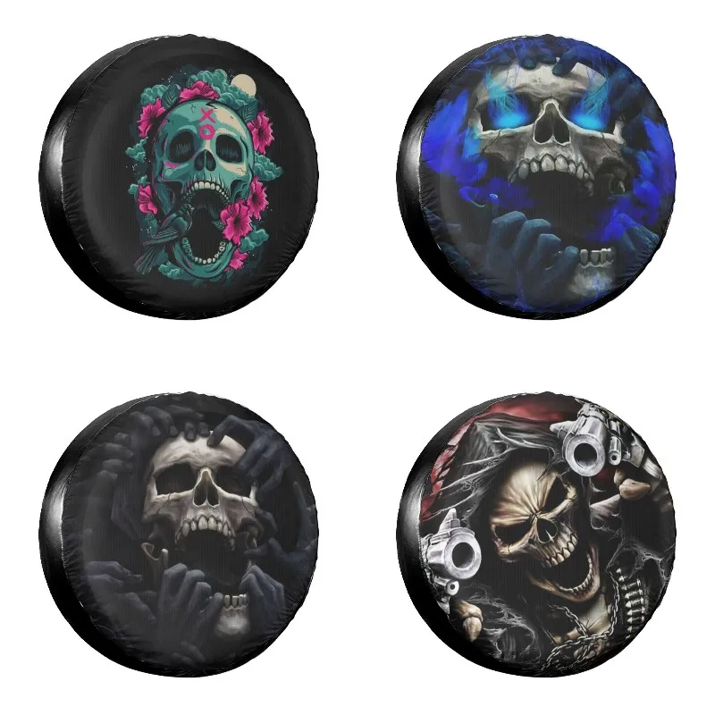 Horror Skull Spare Tire Cover for Mitsubishi Pajero Halloween Magic Car Wheel Protectors Accessories 14-17 Inch Inch
Horror Skull Spare Tire Cover for Mitsubishi Pajero Halloween Magic Car Wheel Protectors Accessories 14-17 Inch Inch