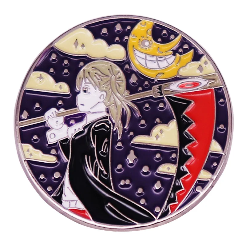

B0687 Soul Eater Enamel Pin Japanese Cartoon Anime Brooch Lapel Pin Badge Decoration Jewelry Accessories