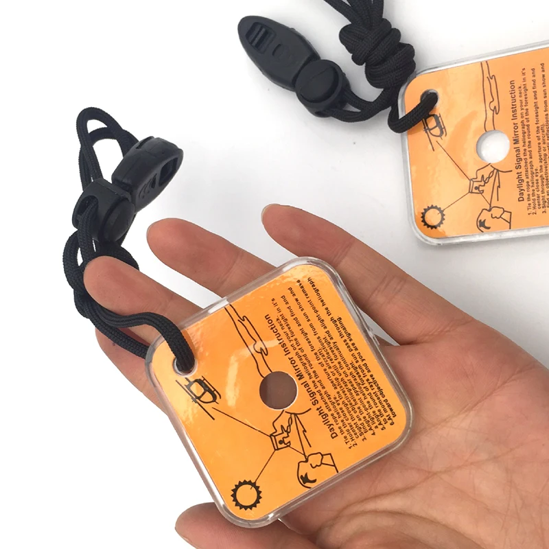 Practical Outdoor Emergency Survival Reflective Signal Mirror Hiking Camping First Aid Adventure Mirror Distance Communication
Practical Outdoor Emergency Survival Reflective Signal Mirror Hiking Camping First Aid Adventure Mirror Distance Communication
