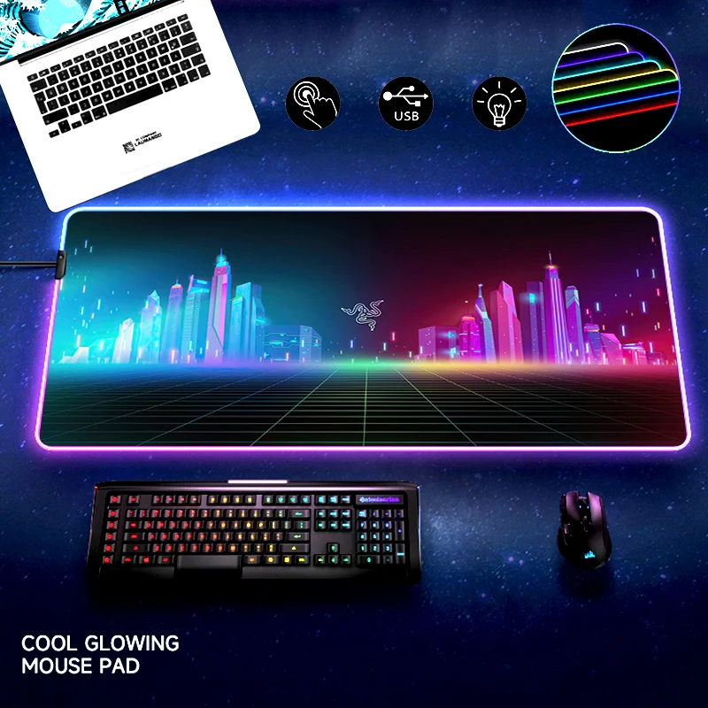 Razer Gaming Pc Mat Mouse Pad Rug Gamer Computer Accessories Game Mats Mousepad RGB Office Carpet Keyboard Desk Alfombrilla Xxl
Razer Gaming Pc Mat Mouse Pad Rug Gamer Computer Accessories Game Mats Mousepad RGB Office Carpet Keyboard Desk Alfombrilla Xxl