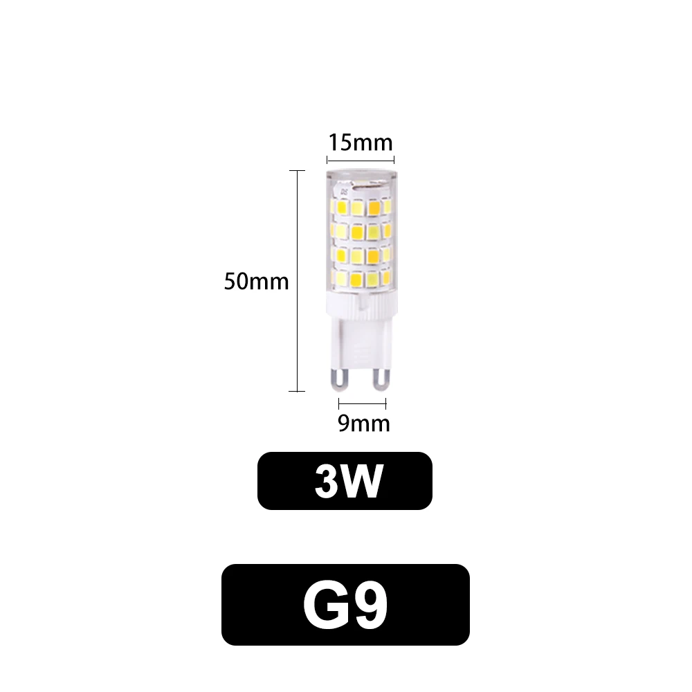 Энергосберегающая LED лампа G9 HZZKZZ White/Warm white 3Вт 5Вт 7Вт
Энергосберегающая LED лампа G9 HZZKZZ White/Warm white 3Вт 5Вт 7Вт