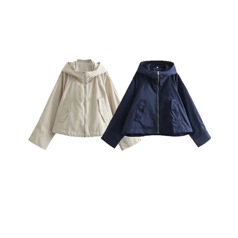 TRAF 2023 New Hoodies Jacket For Women Long Sleeve New In Jackets Streetwear Hooded Zip-Up Summer Woman Loose Jacket Overshirt
TRAF 2023 New Hoodies Jacket For Women Long Sleeve New In Jackets Streetwear Hooded Zip-Up Summer Woman Loose Jacket Overshirt