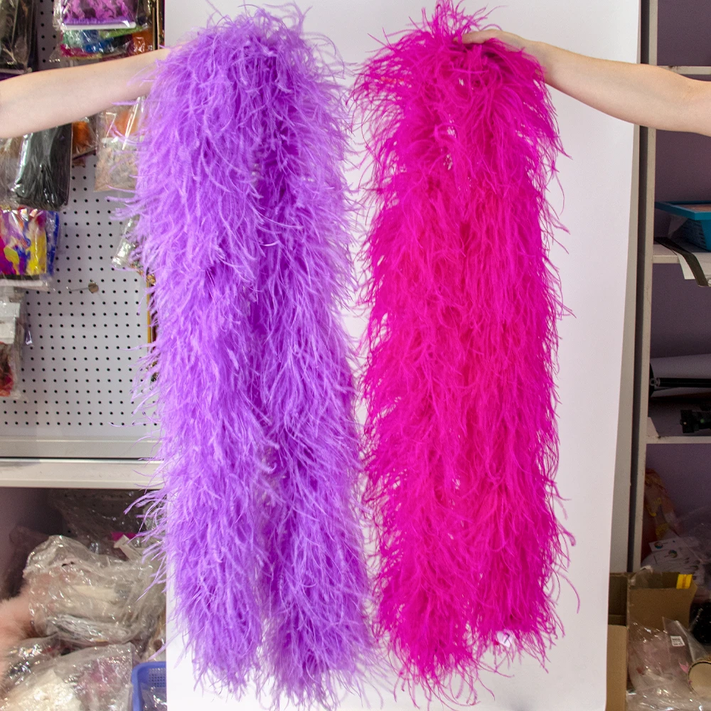 2Meters 8ply 10Ply 12ply Ostrich Feathers Boa Pink Purple Fluffy Ostrich feather Scarf Costume Sewing Dress Feather Trim Shawl
2Meters 8ply 10Ply 12ply Ostrich Feathers Boa Pink Purple Fluffy Ostrich feather Scarf Costume Sewing Dress Feather Trim Shawl