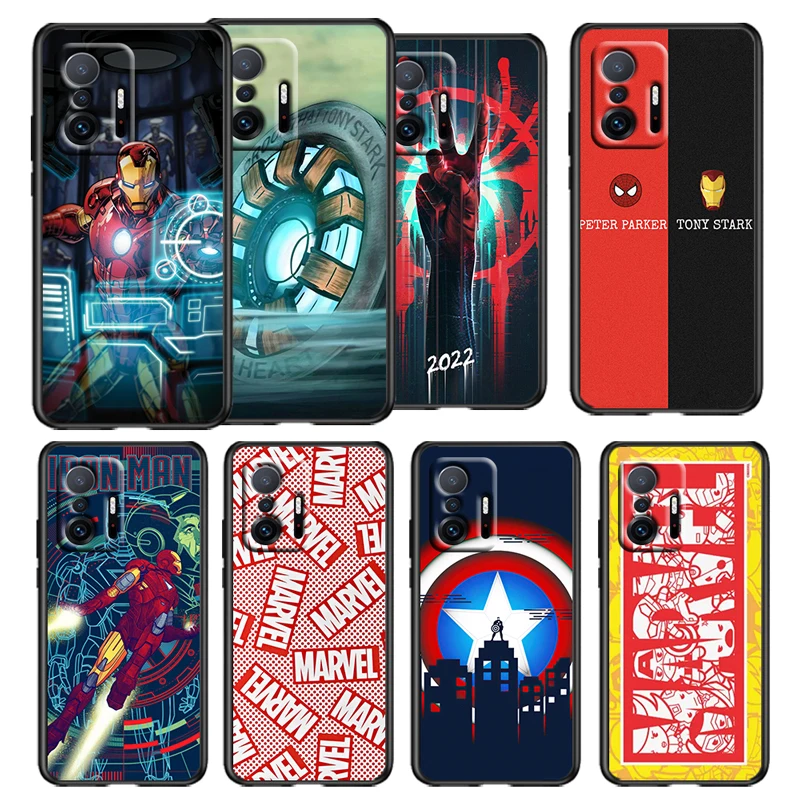 Marvel Avengers Iron Man For Xiaomi 11 11T 10T Note 10 Mi 9T Ultra Pro Lite 5G Funda Silicone TPU Black Phone Case Coque Cover
Marvel Avengers Iron Man For Xiaomi 11 11T 10T Note 10 Mi 9T Ultra Pro Lite 5G Funda Silicone TPU Black Phone Case Coque Cover