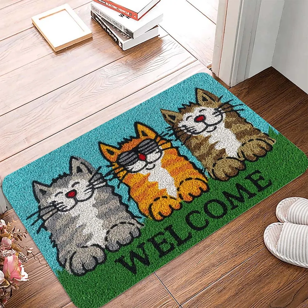 Забавные Входные Коврики для кошек, коврики для дома, ванной, гостиной, детской кухни, прихожей, Нескользящие подарочные коврики для кошек и ...
Забавные Входные Коврики для кошек, коврики для дома, ванной, гостиной, детской кухни, прихожей, Нескользящие подарочные коврики для кошек и ...