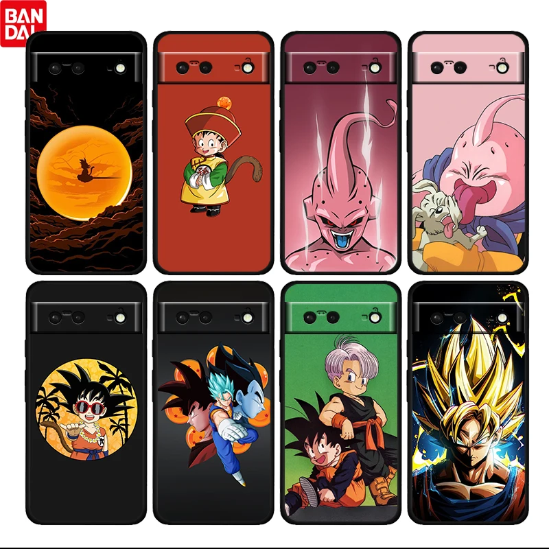 

Dragon Ball Son Goku Boy Shockproof Cover For Google Pixel 6 6A 5 4 5A 4A XL Pro 5G Fundas TPU Soft Black Phone Case Cover Capa