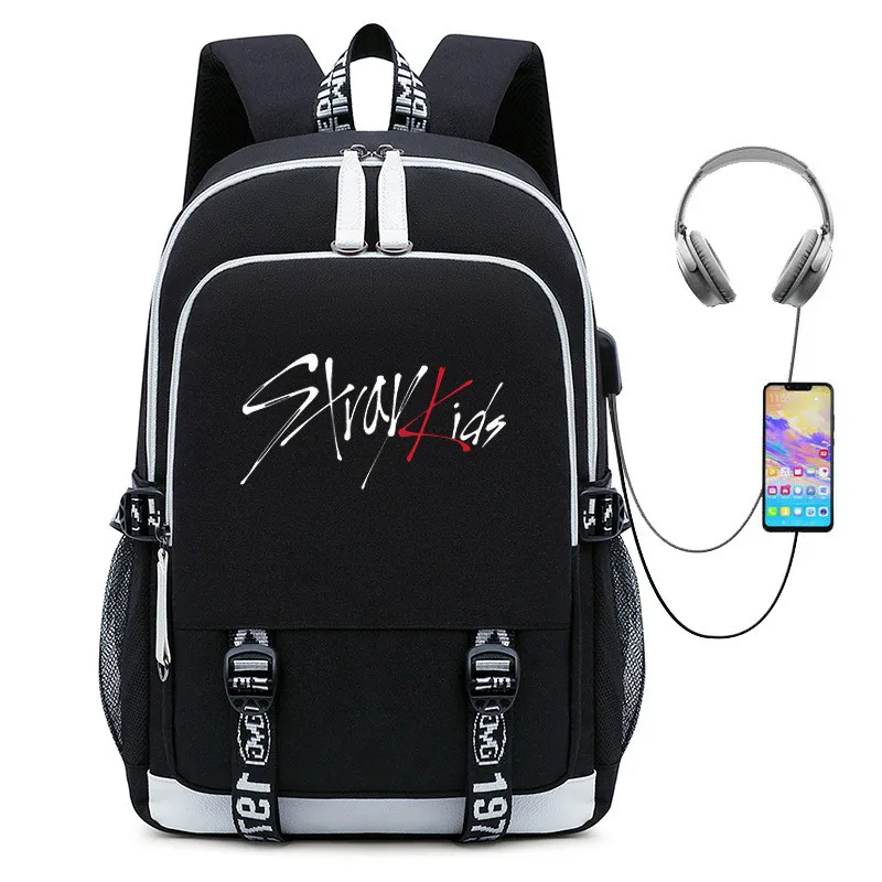 KPOP Stray Kids 20-35L USB Travel Bag School Big Capacity Bag Bang Chan Hyun-Jin Min-Ho Fans Collection
KPOP Stray Kids 20-35L USB Travel Bag School Big Capacity Bag Bang Chan Hyun-Jin Min-Ho Fans Collection