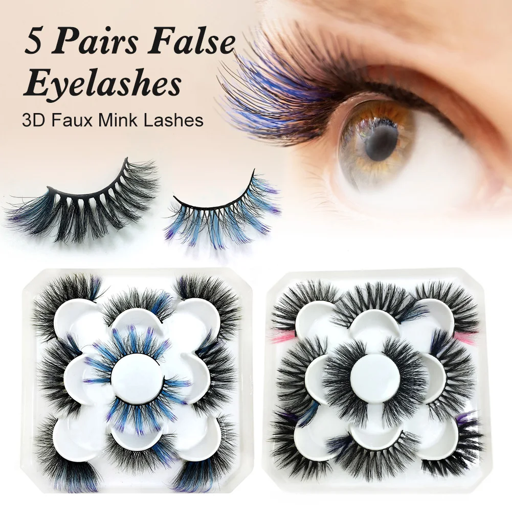 5 Pairs False Eyelashes 3D Faux Mink Lashes Extensions Fluffy Soft Fake Eyelashes Reusable Eye Lashes Makeup Kit
5 Pairs False Eyelashes 3D Faux Mink Lashes Extensions Fluffy Soft Fake Eyelashes Reusable Eye Lashes Makeup Kit