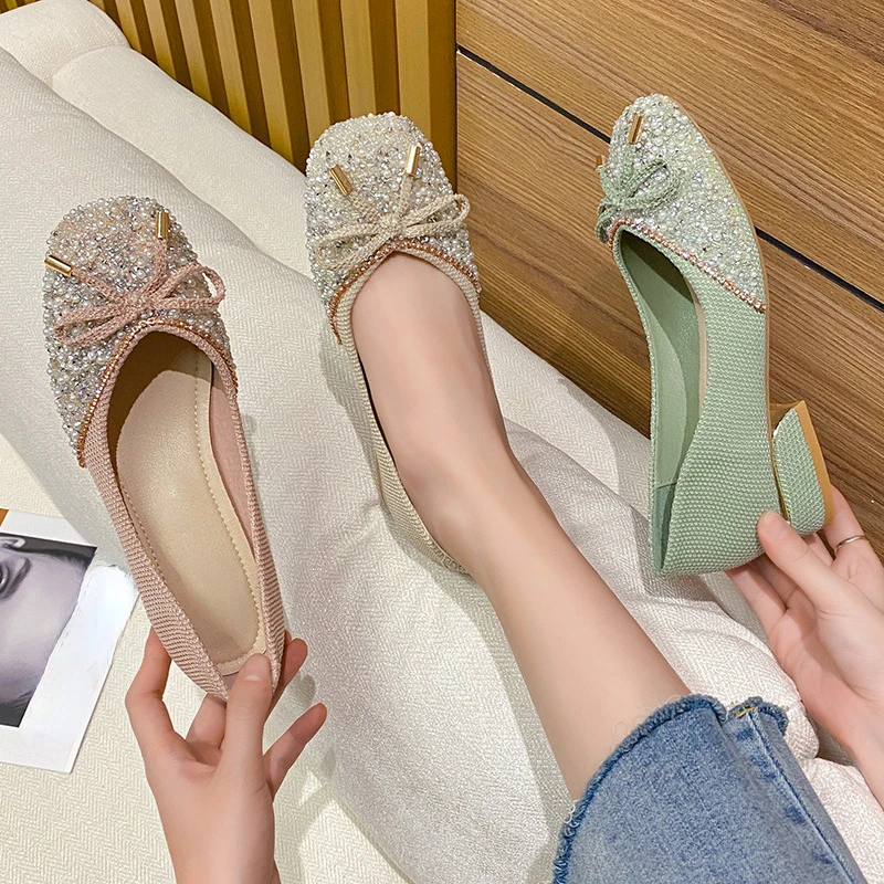 Модная новинка, женские популярные туфли BCEBYL на низком каблуке, квадратные повседневные лоферы с бантом на массивном каблуке, женские туфли 
Модная новинка, женские популярные туфли BCEBYL на низком каблуке, квадратные повседневные лоферы с бантом на массивном каблуке, женские туфли