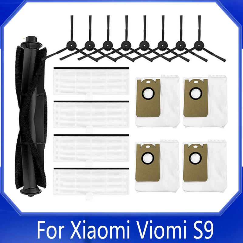 For Xiaomi Viomi S9 Robot Vacuum Cleaner Spare Accessories Main Side Brush Hepa Filter Dust Bag Mop Cloths Rag Replacement Parts
For Xiaomi Viomi S9 Robot Vacuum Cleaner Spare Accessories Main Side Brush Hepa Filter Dust Bag Mop Cloths Rag Replacement Parts